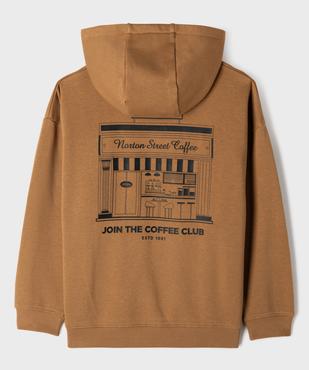 Sweat à capuche avec motif dos garçon vue6 - GEMO 4G GARCON - GEMO