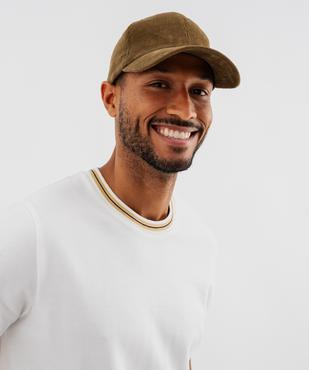 Casquette en velours côtelé homme vue4 - GEMO (ACCESS) - GEMO