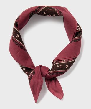 Foulard bandana carré en coton fille vue2 - GEMO (ACCESS) - GEMO