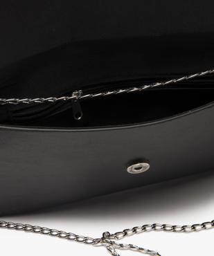 Sac pochette femme uni à bandoulière chaîne vue3 - GEMO (ACCESS) - GEMO