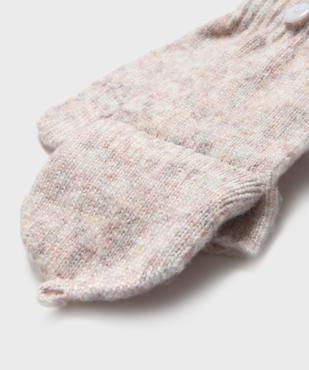 Gants 2-en-1 moufles/mitaines fille vue2 - GEMO (ENFANT) - GEMO