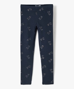 Legging fille long détail girly vue1 - GEMO (ENFANT) - GEMO