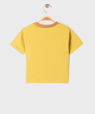 Tee-shirt manches courtes avec motif musique bébé garçon vue3 - GEMO 4G BEBE - GEMO
