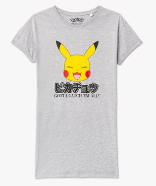Chemise de nuit avec motif Pikachu femme - Pokemon vue4 - POKEMON - GEMO