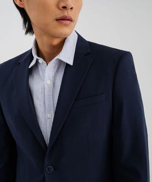 Veste de costume coupe droite en matière extensible homme vue7 - GEMO 4G HOMME - GEMO