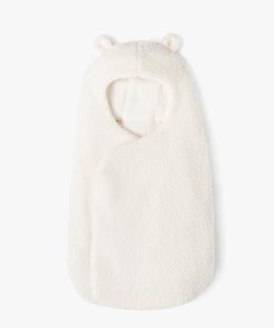 Nid d’ange bébé en sherpa doublé gaze de coton vue2 - GEMO 4G BEBE - GEMO