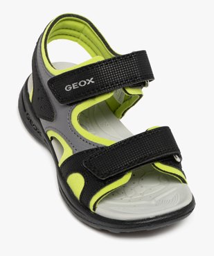 Sandales sport garçon à double scratch - Geox vue5 - GEOX - GEMO