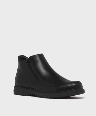 Boots fourrées confortables à double zip homme vue2 - G'FLEX - GEMO