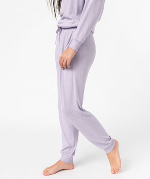 Pantalon de pyjama en maille fine femme vue2 - GEMO 4G FEMME - GEMO