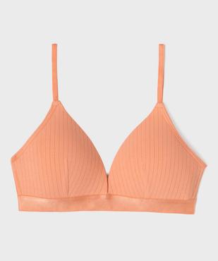 Soutien-gorge triangle à bonnets moussés sans armatures fille vue1 - GEMO 4G FILLE - GEMO
