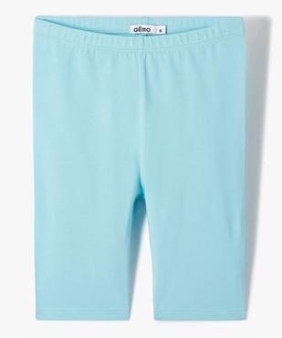 Legging court cycliste uni fille vue1 - GEMO 4G FILLE - GEMO