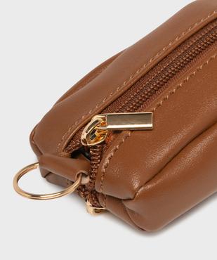 Porte-monnaie à double poche zippé femme vue3 - GEMO (ACCESS) - GEMO