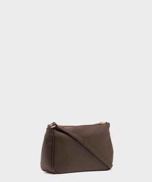 Sac porté croisé bi-matière femme vue2 - GEMO (ACCESS) - GEMO