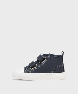 Baskets montantes en toile enduite fermeture scratch garçon - 5 Miles vue3 - 5 MILES GEMO FOR GOOD - GEMO