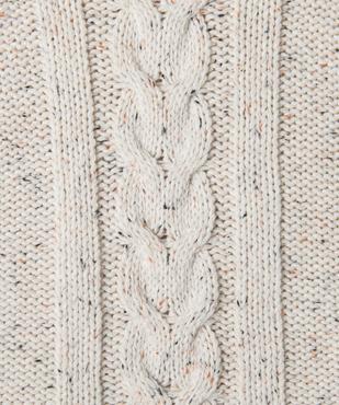 Pull en maille chinée bébé garçon vue2 - GEMO(BEBE DEBT) - GEMO