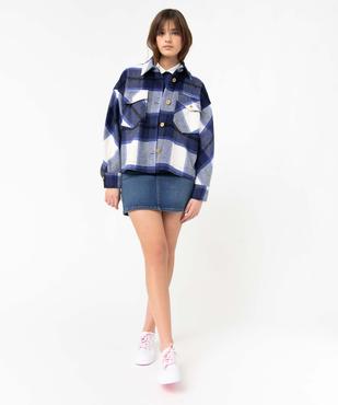 Sur-chemise femme à carreaux - Camps United vue5 - CAMPS UNITED - GEMO