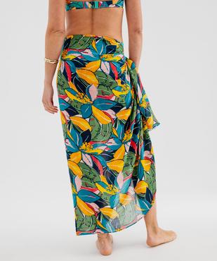 Paréo à motifs fleuris femme vue5 - GEMO (ACCESS) - GEMO
