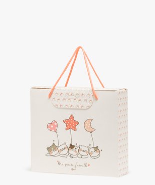 Boite cadeau enfant avec motifs chats vue2 - GEMO (ACCESS) - GEMO