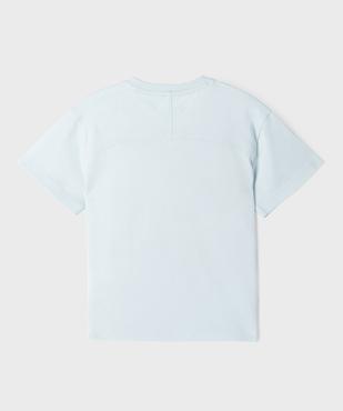 Tee-shirt manches courtes en coton imprimé thème foot garçon vue5 - GEMO 4G GARCON - GEMO