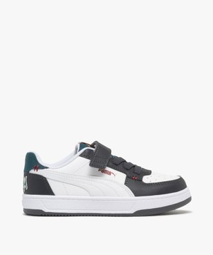 Baskets tricolores fermeture scratch garçon - Skaterider Puma vue1 - PUMA - GEMO