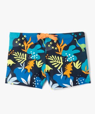 Shorty de bain garçon à motif feuillage vue1 - GEMO (ENFANT) - GEMO