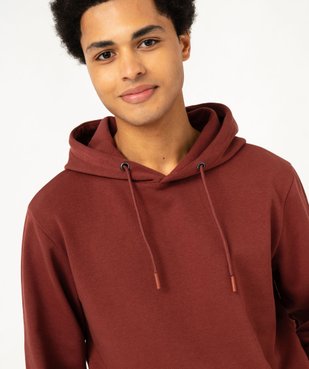 Sweat à capuche intérieur molletonné homme vue2 - GEMO 4G HOMME - GEMO