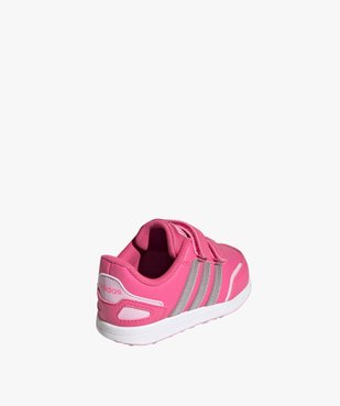 Baskets bébé fille running à double scratch Switch - Adidas vue4 - ADIDAS - GEMO