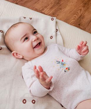 Body manches longues à motif cirque bébé garçon (lot de 3) vue7 - GEMO 4G BEBE - GEMO