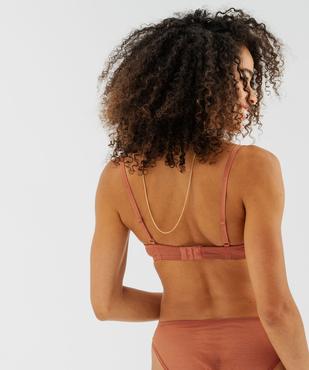 Soutien-gorge corbeille en dentelle à armatures vue4 - GEMO(HOMWR FEM) - GEMO