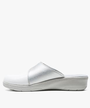 Sabots confort femme avec semelle intérieure cuir - Cloggy vue3 - GEMO (EQUIPT) - GEMO