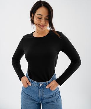 Tee-shirt nuit manches longues femme vue1 - GEMO(HOMWR FEM) - GEMO