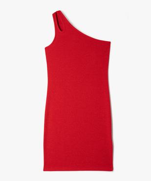 Robe moulante avec une seule bretelle ouverture goutte fille vue1 - GEMO (JUNIOR) - GEMO
