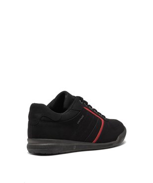 Baskets homme unies en suédine style vintage à lacets vue4 - GEMO (CASUAL) - GEMO