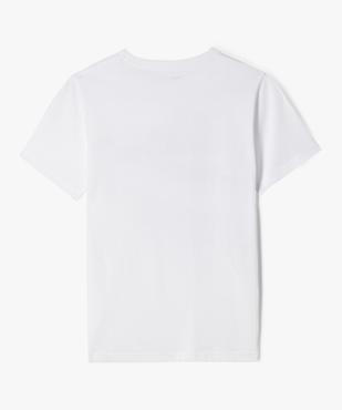 Tee-shirt manches courtes avec inscription garçon vue3 - GEMO 4G GARCON - GEMO