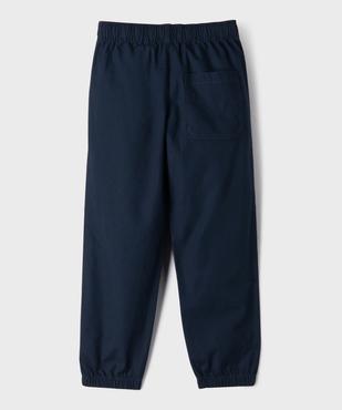 Pantalon parachute avec taille élastique ajustable garçon vue3 - GEMO (ENFANT) - GEMO