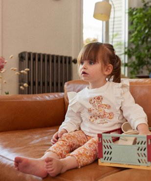 Legging réversible bébé fille - LuluCastagnette vue6 - LULUCASTAGNETTE - GEMO