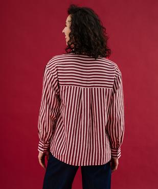 Chemise fluide à rayures coupe ample femme vue4 - GEMO 4G FEMME - GEMO