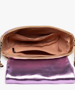 Sac bandoulière compact arc-en-ciel métallisé femme vue6 - GEMO (ACCESS) - GEMO