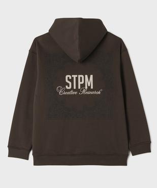 Sweat à capuche ado garçon vue4 - GEMO (JUNIOR) - GEMO