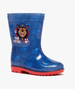 Bottes de pluie garçon imprimées à semelle crantée – Pat’ Patrouille vue2 - PAT PATROUILLE - GEMO