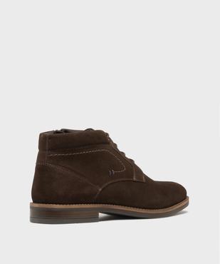 Boots en cuir homme - Taneo vue4 - TANEO GEMO FOR GOOD - GEMO