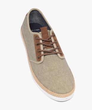 Baskets en toile avec semelle de corde homme vue6 - URBAN STEPS - GEMO