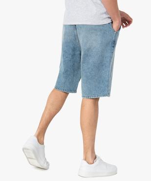 Bermuda en jean homme délavé coupe chino vue3 - GEMO (HOMME) - GEMO
