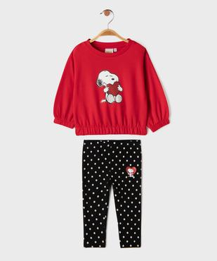 Ensemble sweat et legging bébé fille - Snoopy vue1 - SNOOPY - GEMO