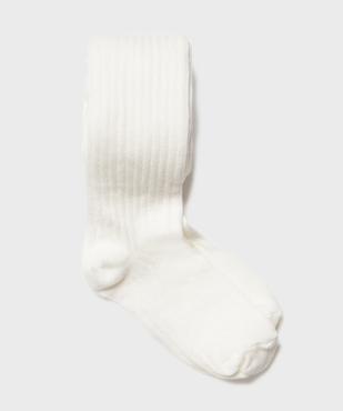 Collant chaud coton biologique fille vue1 - GEMO 4G FILLE - GEMO