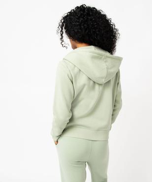 Sweat zippé à capuche femme vue3 - GEMO(FEMME PAP) - GEMO