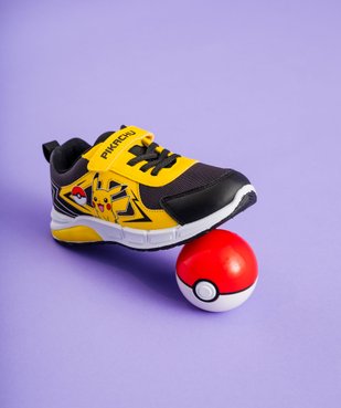 Baskets imprimées Pikachu à semelle lumineuse garçon - Pokémon vue1 - POKEMON - GEMO