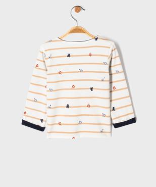 Tee-shirt manches longues réversible bébé fille - LuluCastagnette vue3 - LULU CASTAGNETTE GEMO FOR GOOD - GEMO