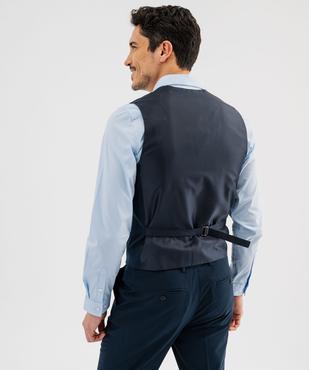 Gilet de costume sans manches uni homme vue4 - GEMO 4G HOMME - GEMO