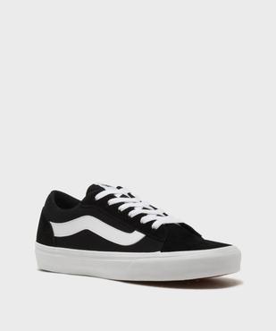 Baskets basses en cuir suédé et textile homme - Vans vue2 - VANS - GEMO